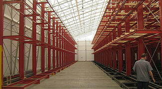 mobile cantilever racking