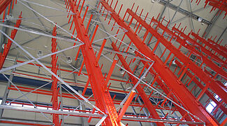 cantilever racking, storage of aluminium