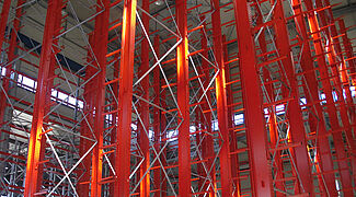 cantilever racking, storage of aluminium