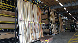 vertical racking system for timber traders