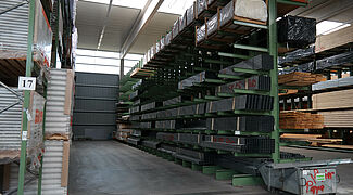 cantilever racking, timber storage