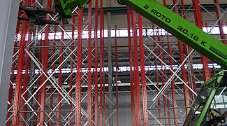 cantilever racking, storage of aluminium