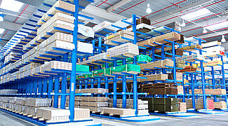 cantilever racking in the timber trade