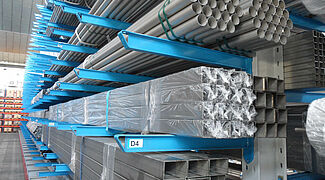 cantilever racking for the metal trade