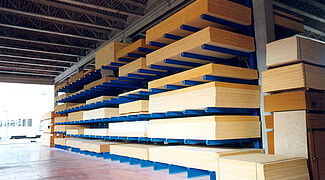 cantilever racking systems for timber storage