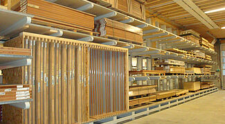 cantilever racking systems for carpentries and joineries