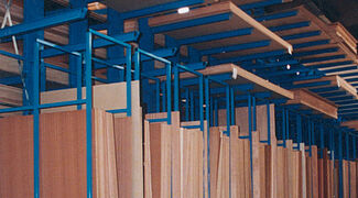 vertical racking system for timber traders